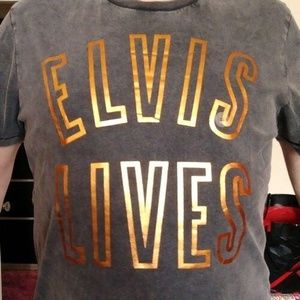 King ELVIS Presley "ELVIS LIVES" Iridescent